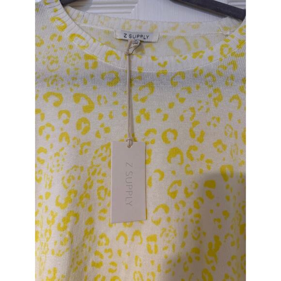 Z Supply XS Chettah Sweater NWT - Picture 2 of 3